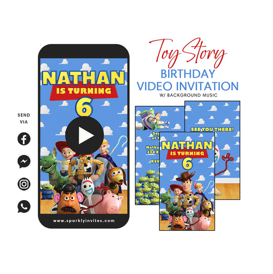 Toy Story Birthday Video Invitation 