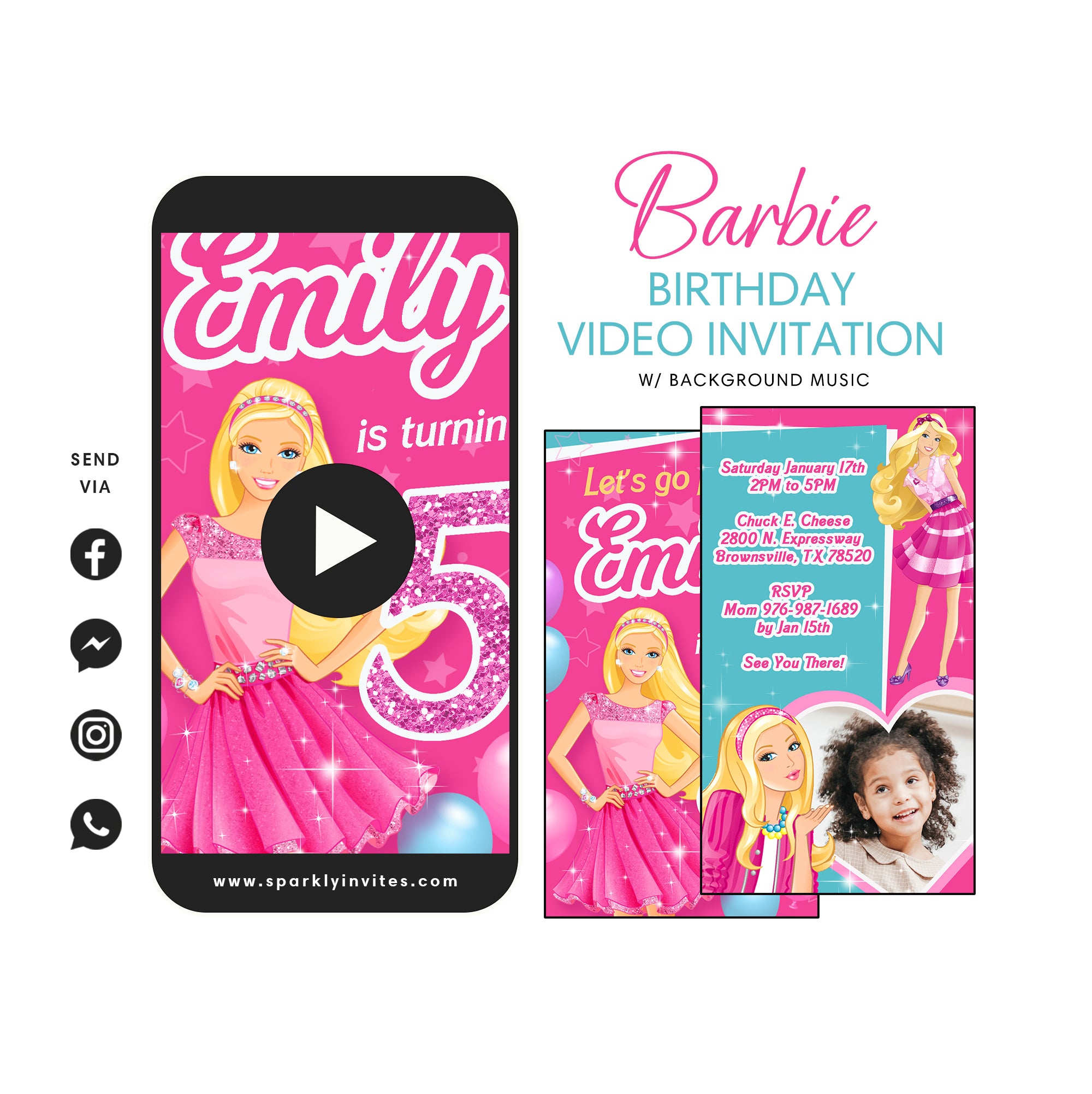 Barbie birthday party online video