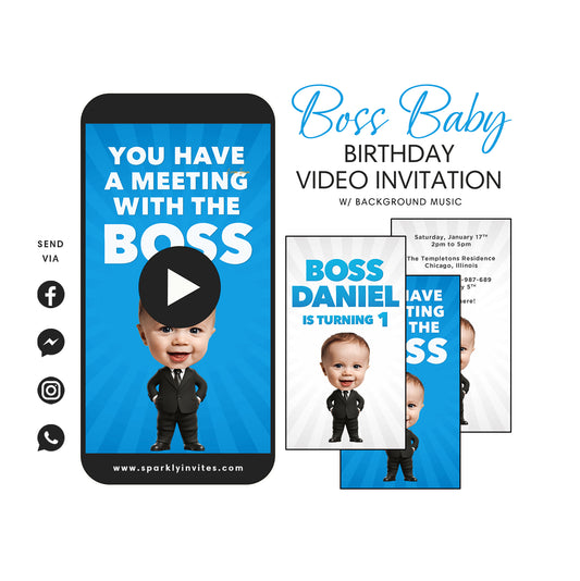 Boss Baby Video Invitation